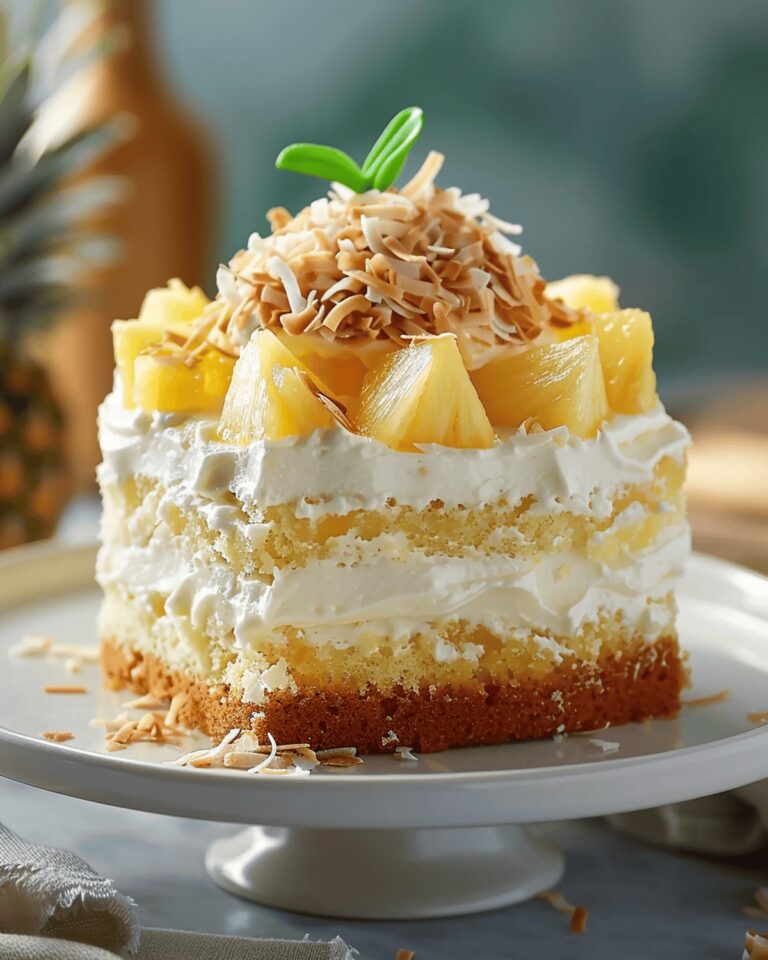 Hawaiian Paradise Coconut Pineapple Cake Recipe