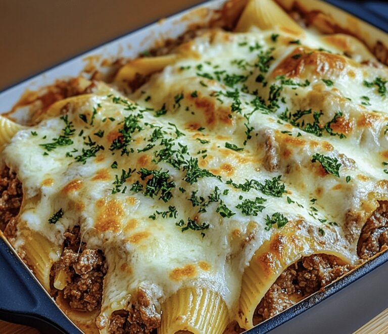 Hearty Ricotta Beef Stuffed Shells Pasta Recipe