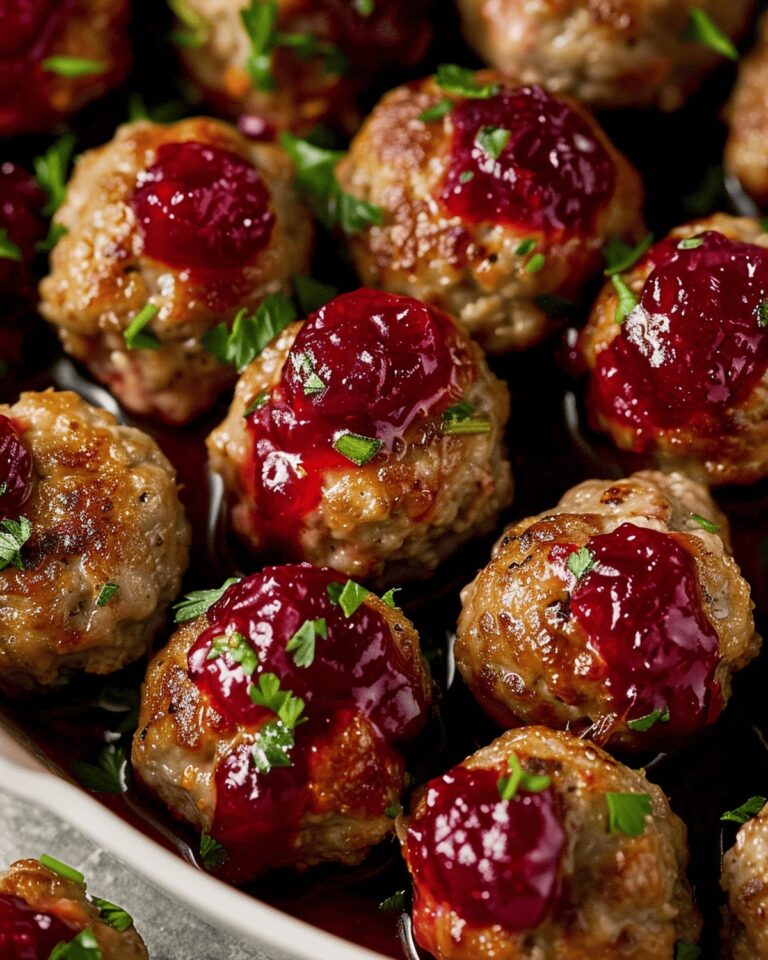 Cranberry-Orange Glazed Meatballs Recipe