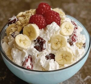 Dreamy Banana Split Fluff Salad Recipe