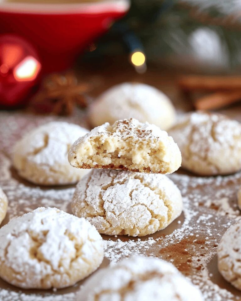 Eggnog Delight Gooey Butter Cookies Recipe