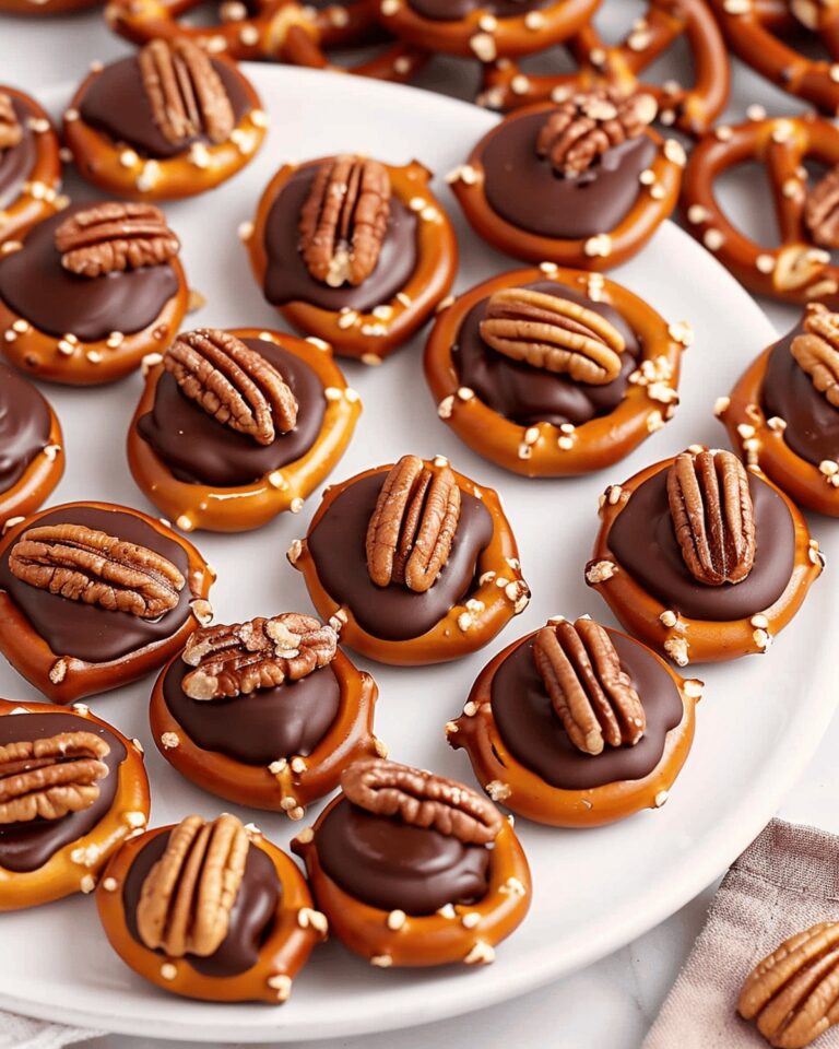 Pecan Caramel Pretzel Bites Recipe