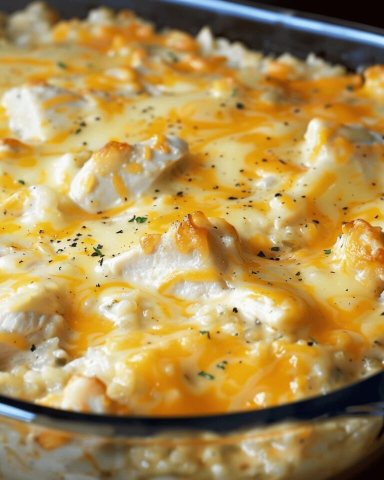 Cheesy Chicken And Rice Bake Recipe
