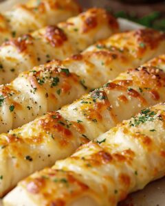 Cheesy Garlic Bread Twists Recipe