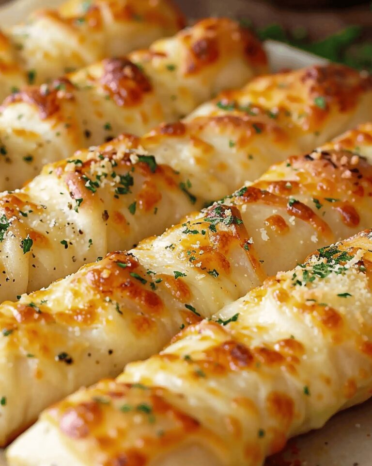 Cheesy Garlic Bread Twists Recipe