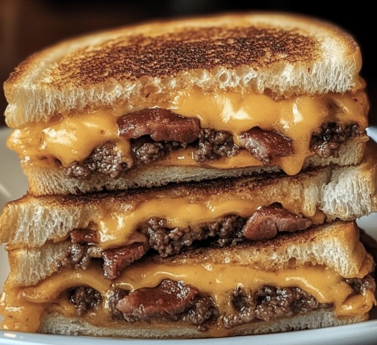 Gourmet Bacon Cheeseburger Grilled Cheese Recipe