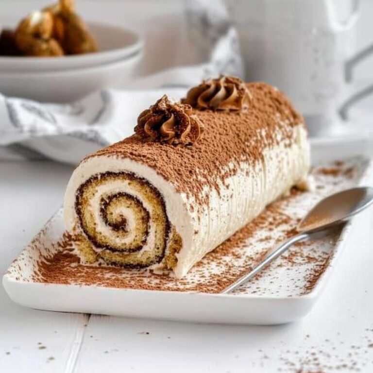 Silky Vanilla Tiramisu Roll Recipe