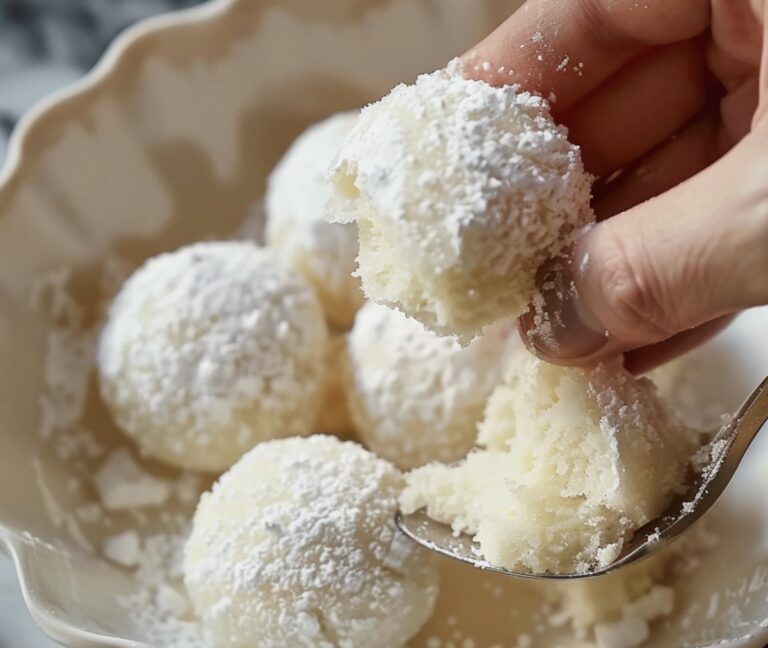 Fluffy Sweetened Condensed Milk Snowball Cookies Recipe