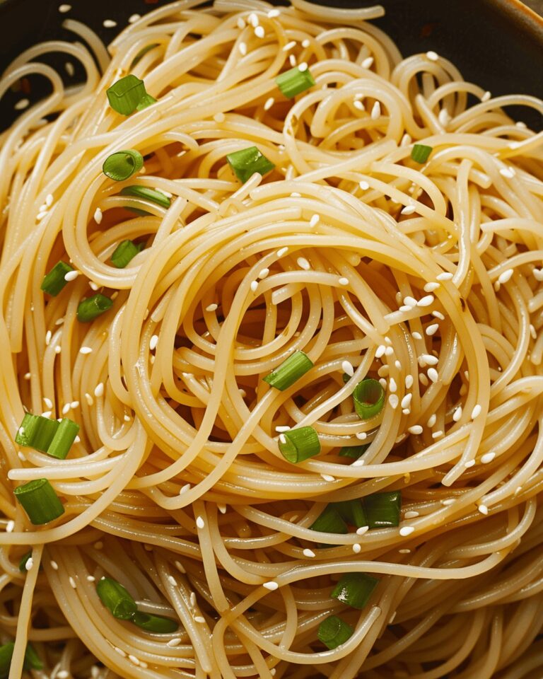 Garlic Sesame Noodles With A Twist Recipe