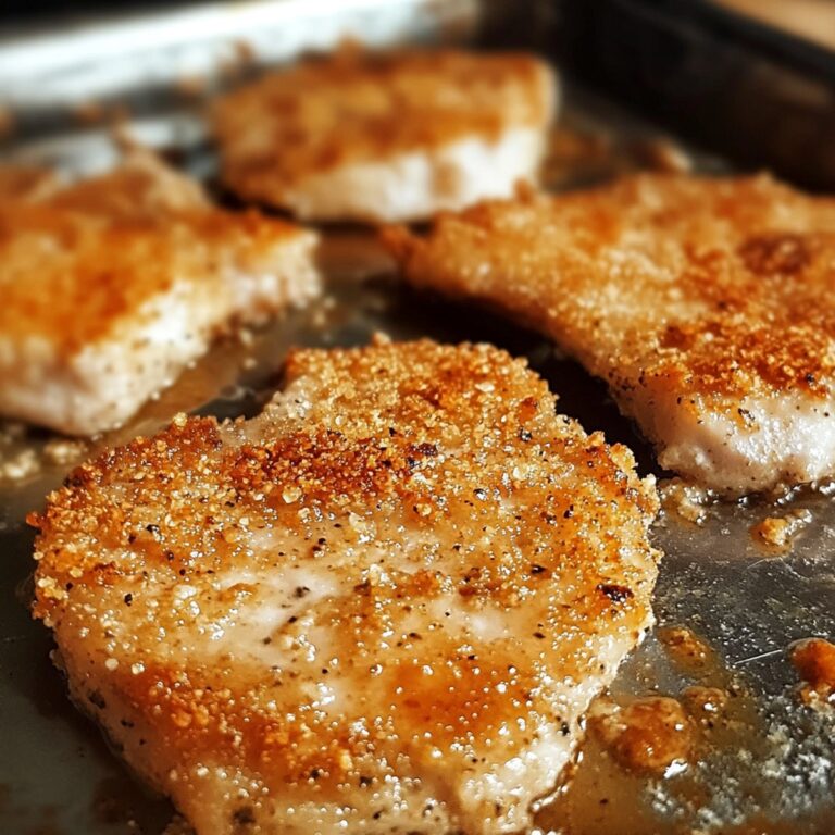 Crispy Parmesan Crusted Pork Chops Recipe