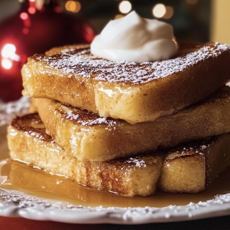 Festive Eggnog French Toast Recipe