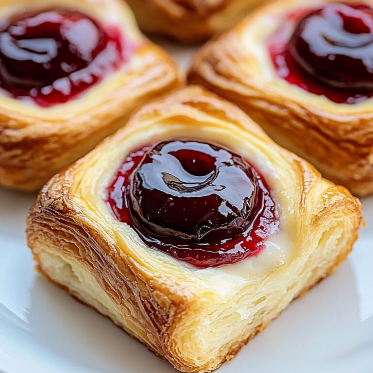 Luscious Cherry Cream Cheese Danish Recipe