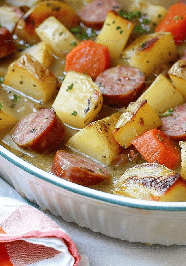 Directions for Sausage and Potato Bake