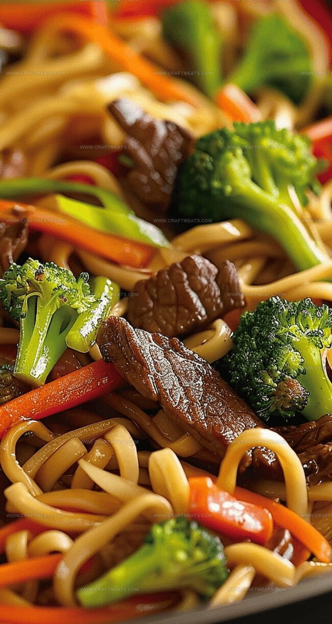 Beef Lo Mein That’s Full of Flavor
