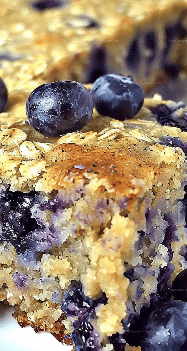 Yogurt Oat Blueberry Breakfast Cake Starts the Day Right