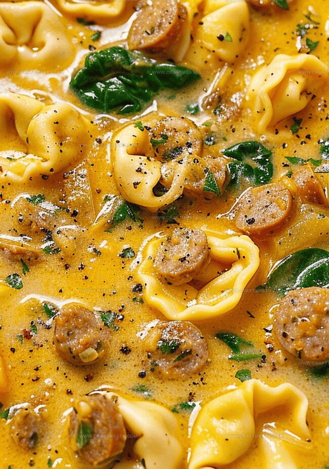 How to Make Creamy Butternut Tortellini Soup with Sausage