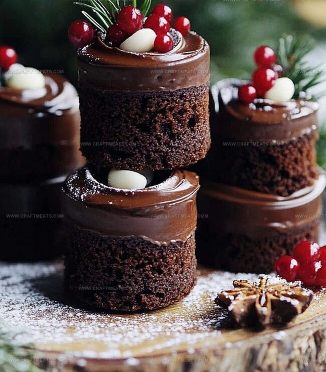 Steps To Make Chocolate Gingerbread Mini Cakes Rich