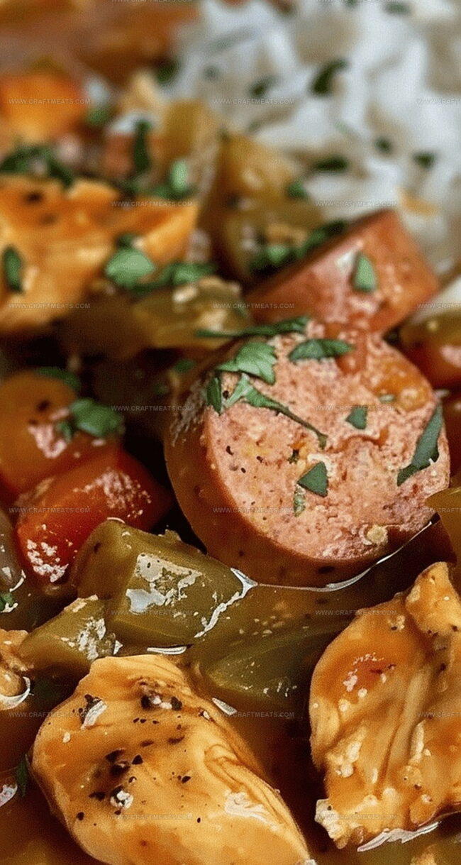 Cajun Chicken and Sausage Stew Packed with Heat