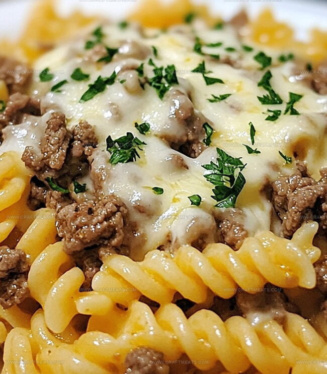 Tips For Extra Creamy Cheesy Rotini With Garlic Butter Beef