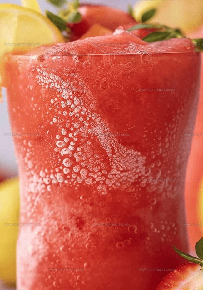 How to Blend the Perfect Strawberry Lemonade Slush