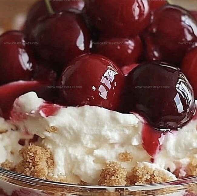 How To Fold Cherry Cheesecake Fluff Smoothly