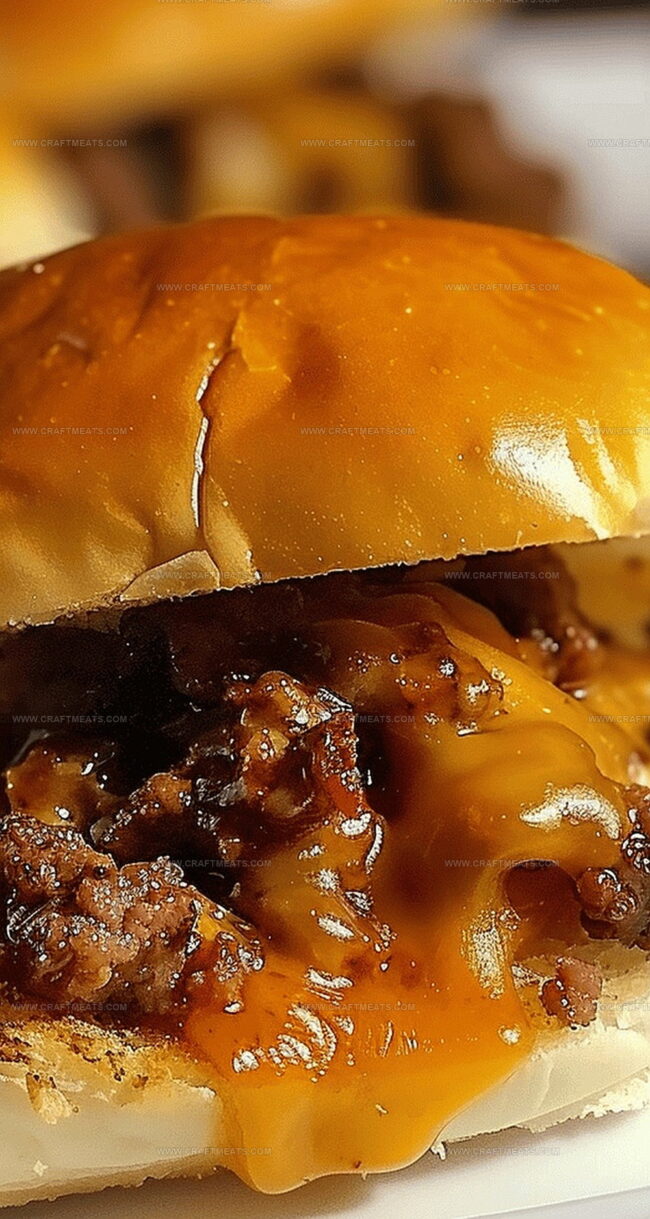 Cheesy Meat Sliders You’ll Keep Making