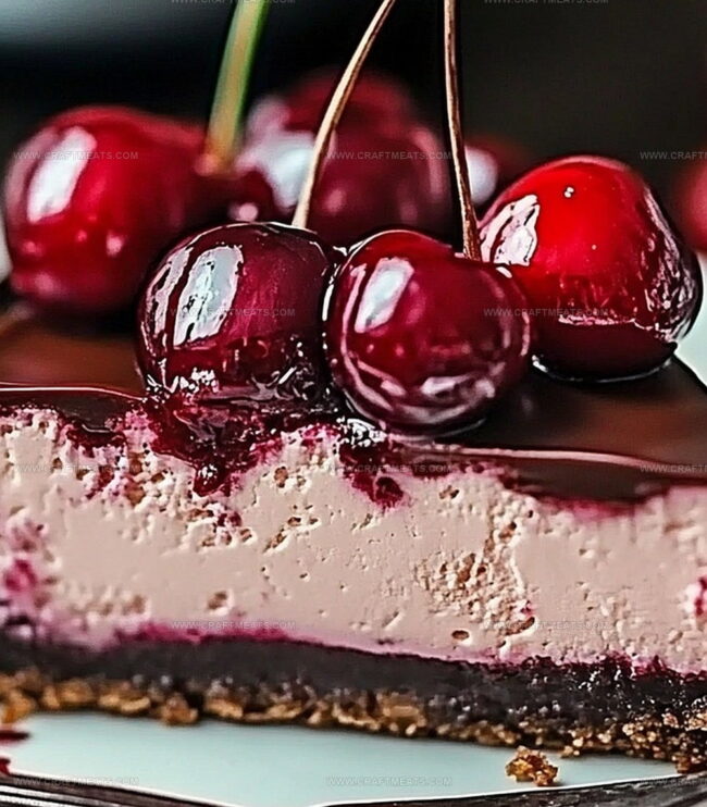 Making Cherry Chocolate Cheesecake Like A Pro
