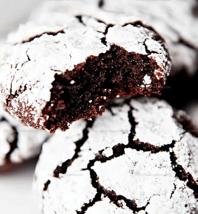 Step-By-Step Baking For Chewy Chocolate Crinkle Cookies