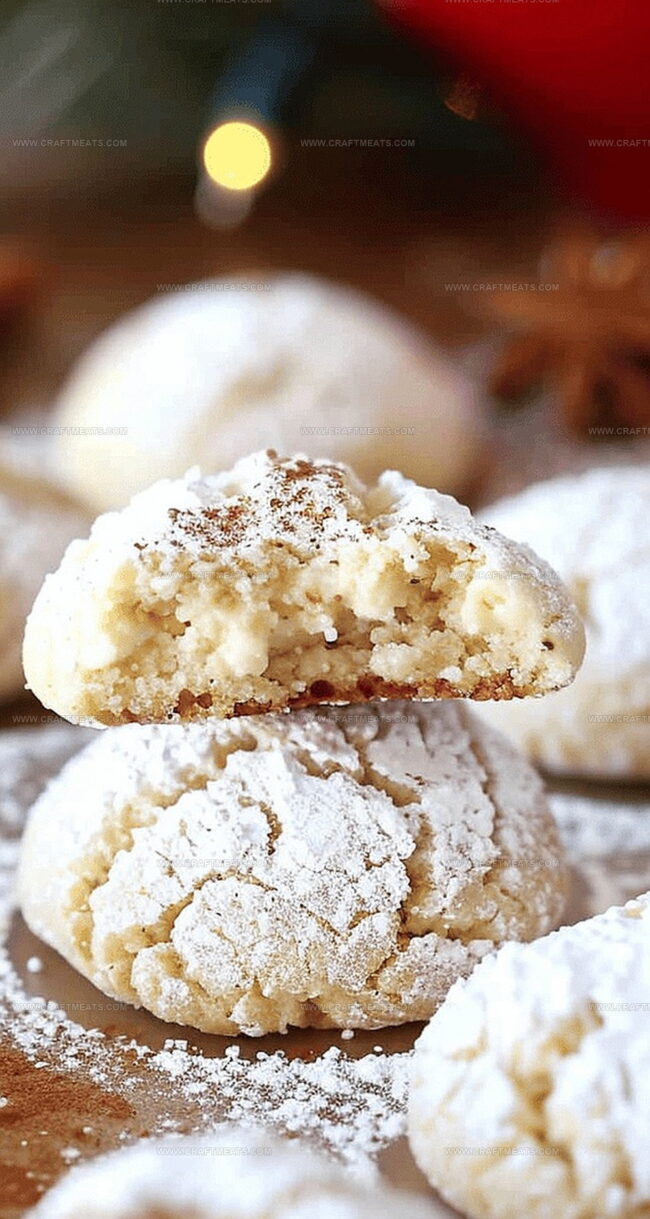 Gooey Butter Cookies With Holiday Flavor