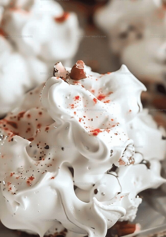Baking Meringue Cookies
