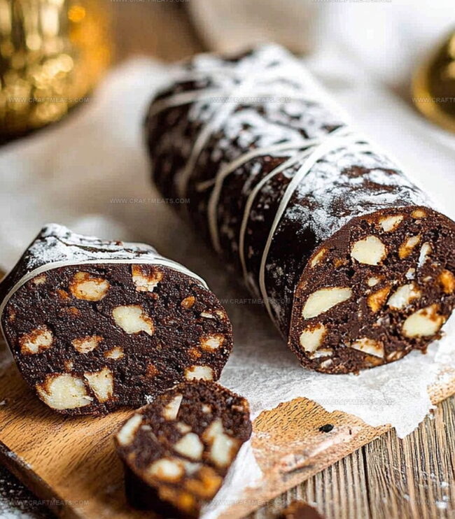 Steps To Make Chocolate Salami At Home