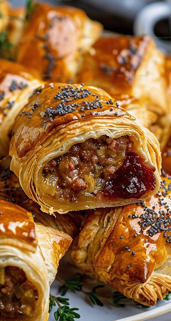 Sausage Bites in Flaky Pastry for the Win