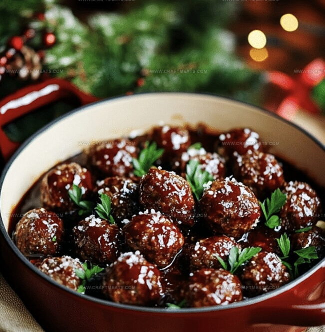 How To Make Christmas Meatballs Recipe Juicy