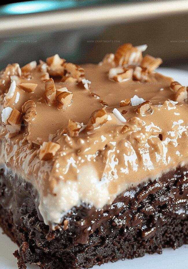 Baking Instructions for Chocolate Coconut Poke Cake