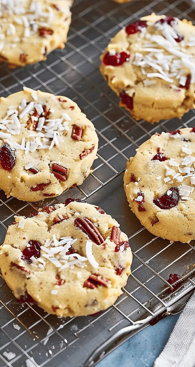 Coconut Meets Cranberry in These Cookies