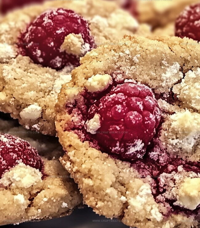 How To Bake Raspberry Crumble Cookies
