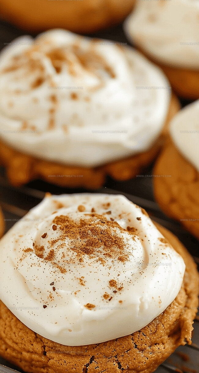 Frosted Pumpkin Cookies Full of Fall Flavor