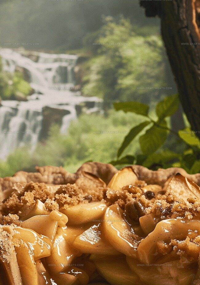 Instructions for Baking a Caramel Apple Pie