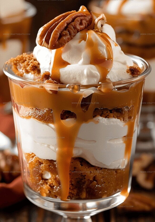 How to Make Pumpkin Pecan Trifles in Layers