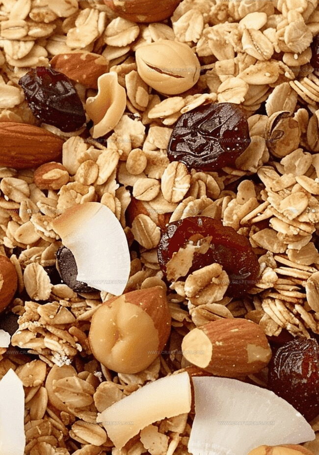 Steps to Make Crunchy Maple Nut Granola