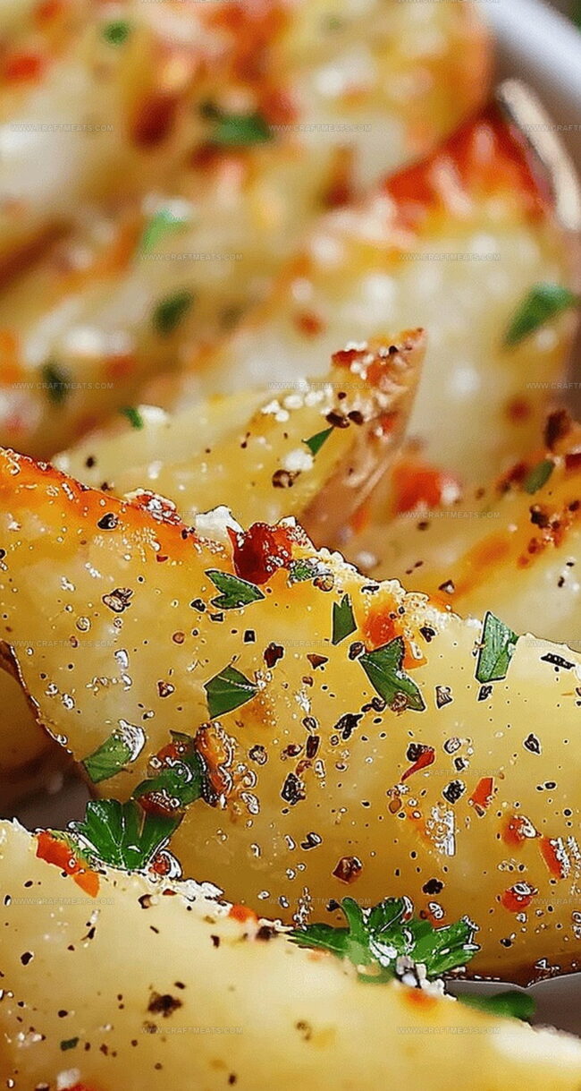 Parmesan Potato Wedges That Are Crispy and Flavorful