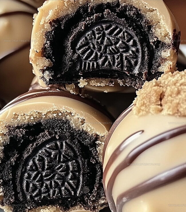 How To Shape 3-Ingredient Peanut Butter Oreo Cookie Balls