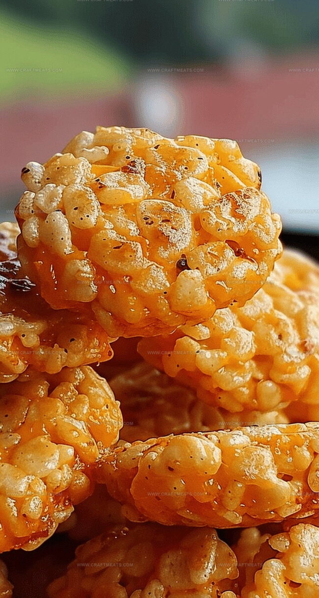 Highlights of Rice Krispie Cheddar Bites