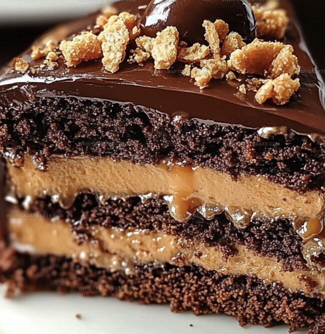 How To Make Chocolate Caramel Toffee Crunch Cake