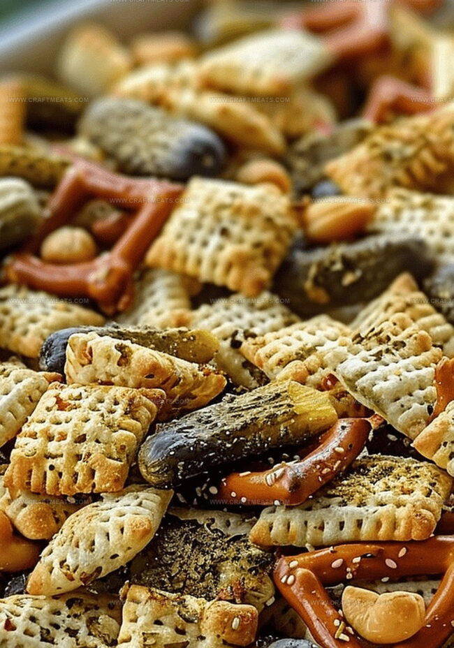 Making a Dilly Snack Mix