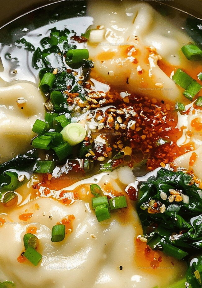 Cooking Steps for Dumpling Delight Soup