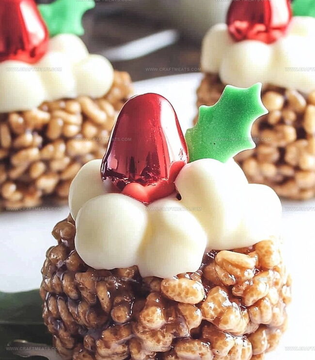 How To Shape Rice Krispie Christmas Puddings Fast