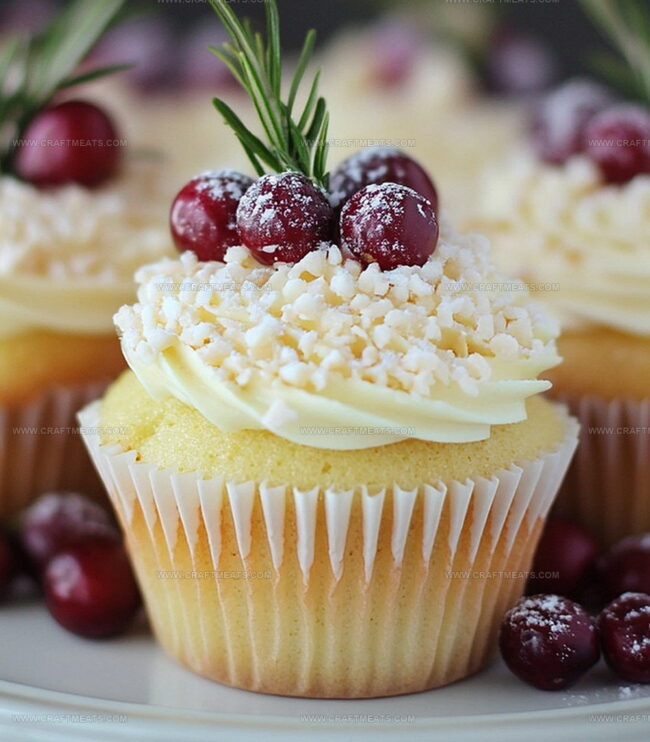 How To Bake Cranberry Orange White Chocolate Cupcakes Fluffy
