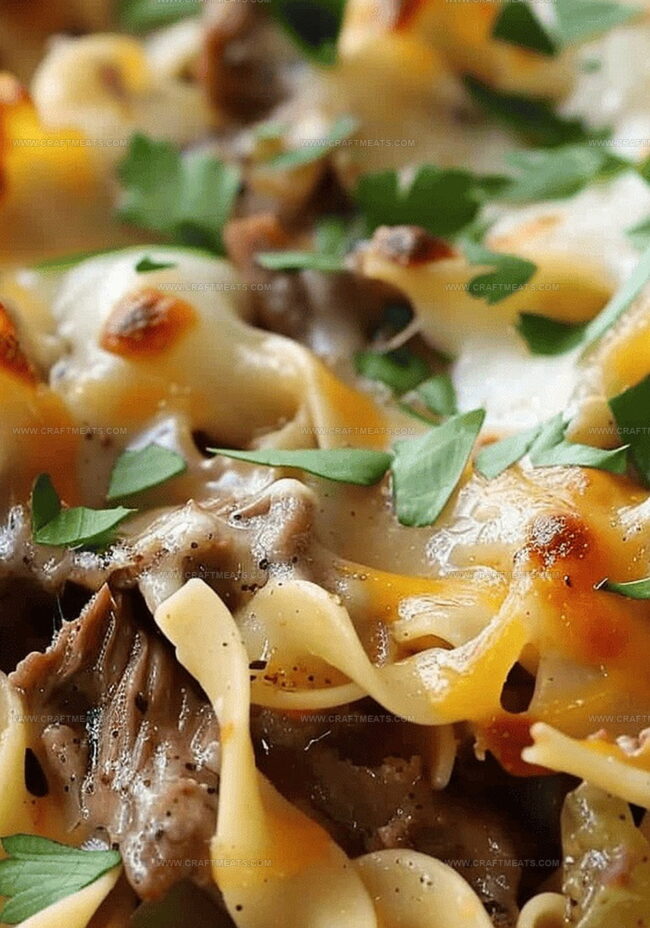 Cooking Instructions for Cheesy Beef Noodle Bake