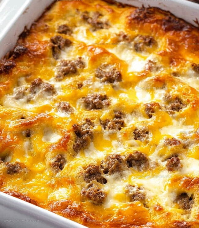 Steps To Make Crescent Roll Breakfast Casserole